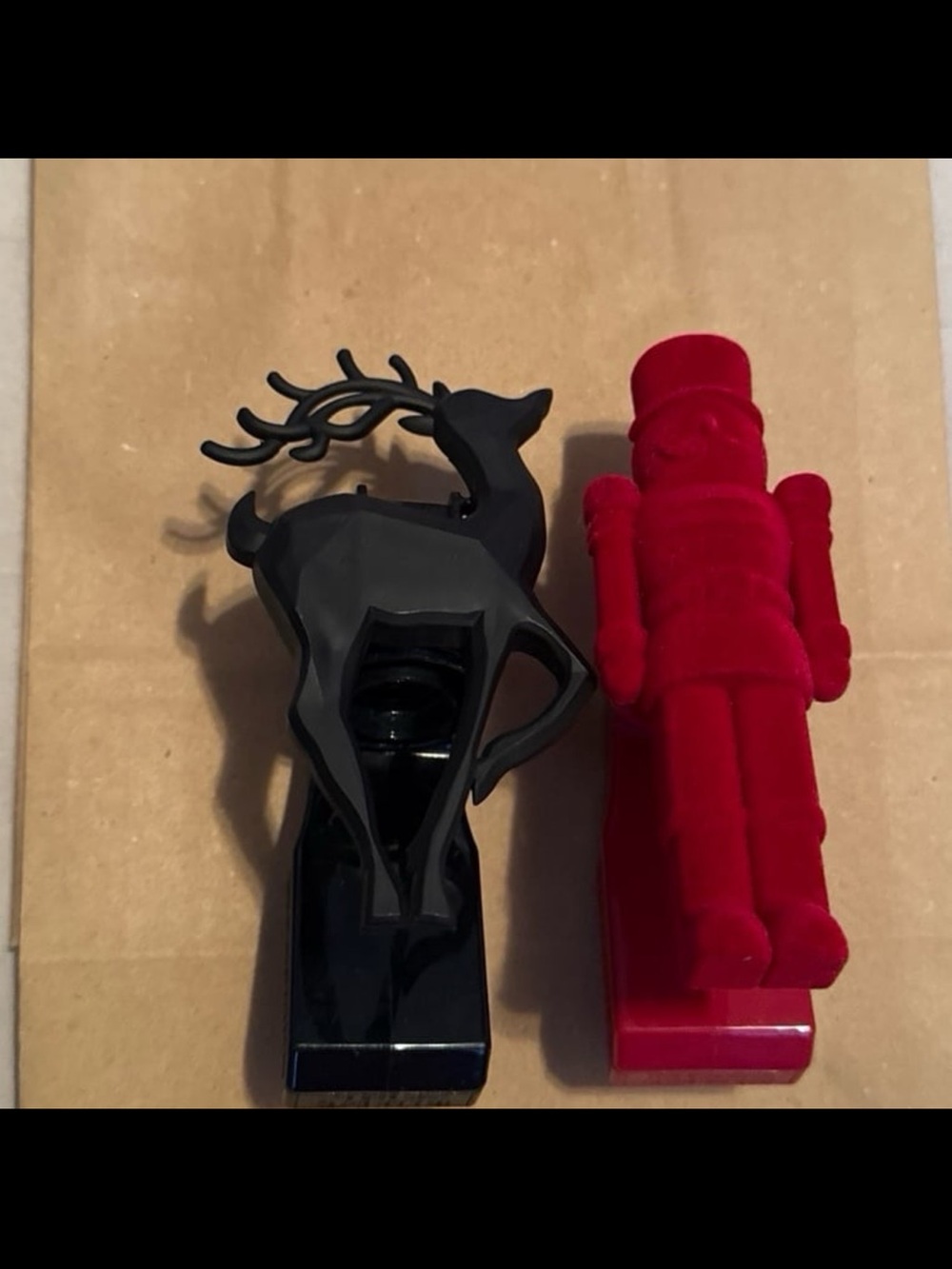 Bath and Bath and Body Works christmas wallflower plugs Nutcracker and reindeer
